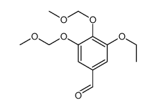 3-ethoxy-4,5-bis(methoxymethoxy)benzaldehyde结构式