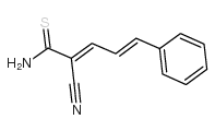 亚肉桂基氰基硫乙酰氨结构式