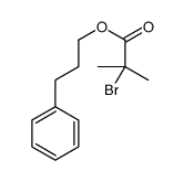 3-phenylpropyl 2-bromo-2-methylpropanoate结构式