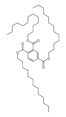 tritridecyl benzene-1,2,4-tricarboxylate Structure