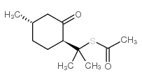 menthone-8-thioacetate结构式
