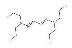 Ethanedial,1,2-di-2,2-bis(2-chloroethyl)hydrazone结构式