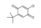 2-tert-butyl-5-chlorocyclohexa-2,5-diene-1,4-dione结构式