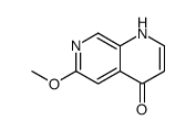 6-甲氧基-1H-1,7-萘啶-4-酮结构式