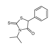 5-phenyl-3-propan-2-yl-2-sulfanylidene-1,3-thiazolidin-4-one Structure