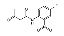 N-(4-fluoro-2-nitrophenyl)-3-oxobutanamide Structure