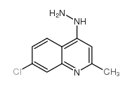 7-氯-4-肼基-2-甲基喹啉结构式