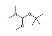1-methoxy-N,N-dimethyl-1-[(2-methylpropan-2-yl)oxy]methanamine Structure