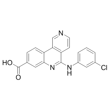 Silmitasertib (CX-4945) structure