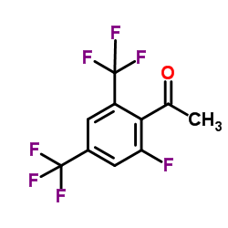 2'-Fluoro-4',6'-bis(trifluoromethyl)acetophenone Structure