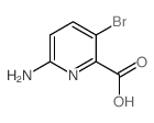 6-amino-3-bromopyridine-2-carboxylic acid Structure