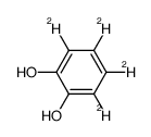 1,2-苯-3,4,5,6-d4-二醇结构式