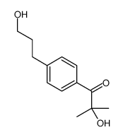2-hydroxy-1-[4-(3-hydroxypropyl)phenyl]-2-methylpropan-1-one Structure