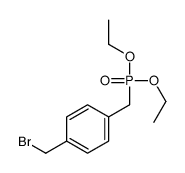 1-(bromomethyl)-4-(diethoxyphosphorylmethyl)benzene结构式