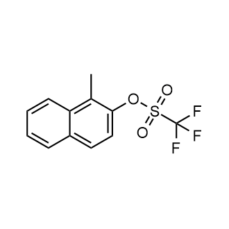 1-甲基萘-2-基三氟甲磺酸酯结构式
