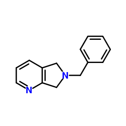 6-苄基-6,7-二氢-5H-吡咯并[3,4-b]吡啶结构式