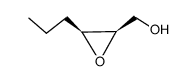 ((2R,3S)-3-propyloxiran-2-yl)methanol Structure