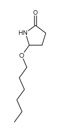 5-(n-hexyloxy)-pyrrolidin-2-one结构式