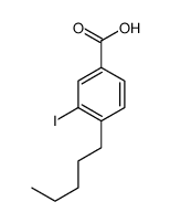 3-Iodo-4-pentylbenzoic acid Structure