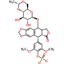 Etoposide 4'-Phosphate structure