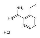 3-ethylpyridine-2-carboximidamide,hydrochloride Structure