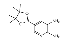 2,3-二氨基吡啶-5-硼酸频那醇酯结构式