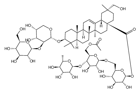ciwujianoside A4结构式