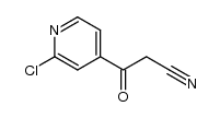 3-(2-chloro-pyridin-4-yl)-3-oxo-propionitrile Structure