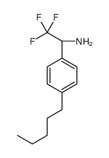 (1R)-2,2,2-trifluoro-1-(4-pentylphenyl)ethanamine Structure