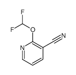 2-(difluoromethoxy)nicotinonitrile Structure