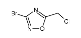 3-bromo-5-(chloromethyl)-1,2,4-oxadiazole Structure