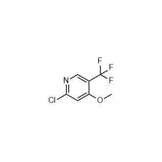 2-氯-4-甲氧基-5-(三氟甲基)吡啶结构式