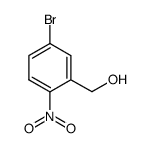(5-溴-2-硝基苯基)甲醇结构式