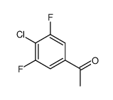 1-(4-Chloro-3,5-difluorophenyl)ethanone结构式
