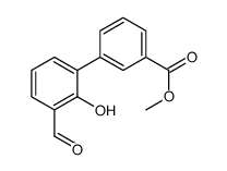 3-甲酰基-2-羟基-[1,1-联苯]-3-羧酸甲酯结构式