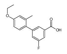 3-(4-ethoxy-2-methylphenyl)-5-fluorobenzoic acid Structure