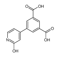 5-(2-oxo-1H-pyridin-4-yl)benzene-1,3-dicarboxylic acid结构式