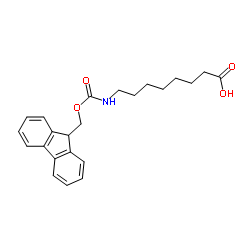 N-Fmoc-8-氨基辛酸结构式