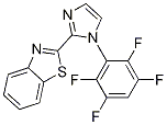 2-[1-(2,3,5,6-tetrafluorophenyl)-1H-iMidazol-2-yl]-Benzothiazole结构式