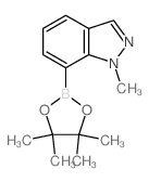 1-methyl-7-(4,4,5,5-tetramethyl-1,3,2-dioxaborolan-2-yl)indazole picture