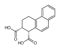 (+-)-cis-1.2.3.4-tetrahydro-phenanthrene-dicarboxylic acid-(1.2) Structure