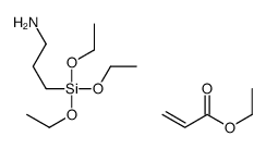 ethyl prop-2-enoate,3-triethoxysilylpropan-1-amine Structure