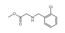 methyl 2-[N-(2-chloro-phenyl)methyl]amino-acetate Structure
