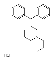 3,3-diphenyl-N,N-dipropylpropan-1-amine,hydrochloride Structure