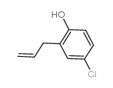 2-烯丙基-4-氯苯酚结构式