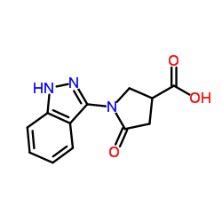 1-(1H-indazol-3-yl)-5-oxo-pyrrolidine-3-carboxylic acid Structure