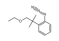 1-azido-2-(1-ethoxy-2-methylpropan-2-yl)benzene Structure