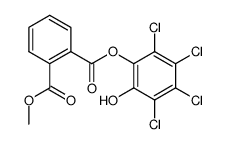 methyl (2,3,4,5-tetrachloro-6-hydroxyphenyl) phthalate Structure