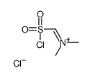 chlorosulfonylmethylidene(dimethyl)azanium,chloride Structure