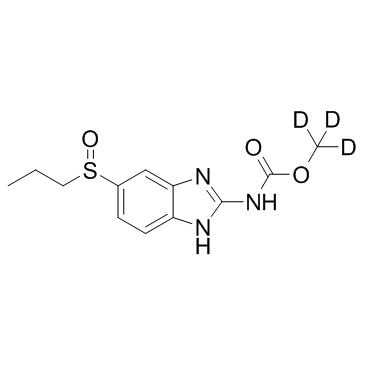 阿苯哒唑亚砜-D3结构式